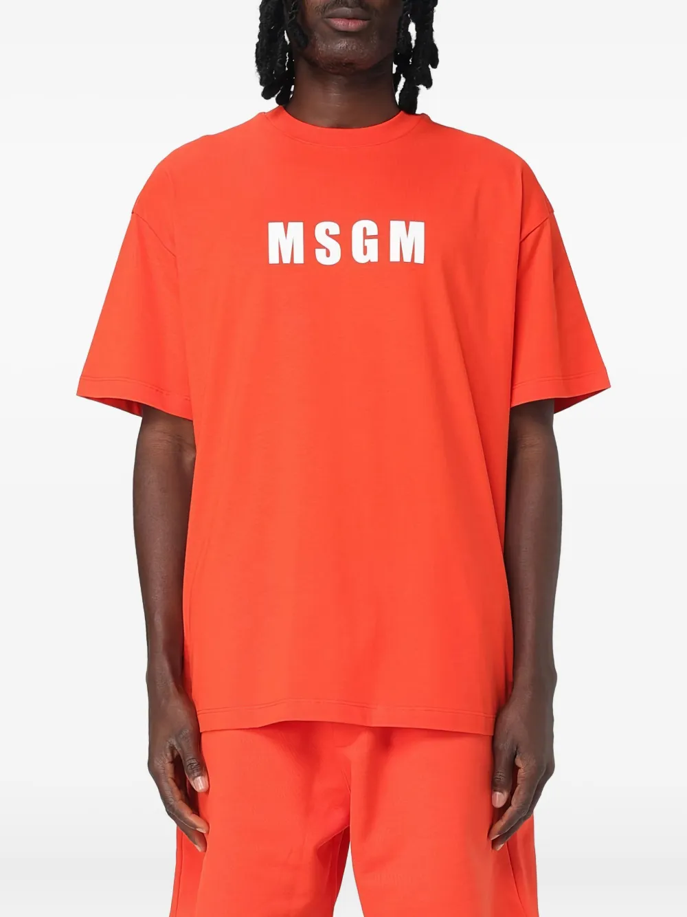 Футболка с принтом логотипа Msgm, оранжевый
Футболка с принтом логотипа Msgm, оранжевый
