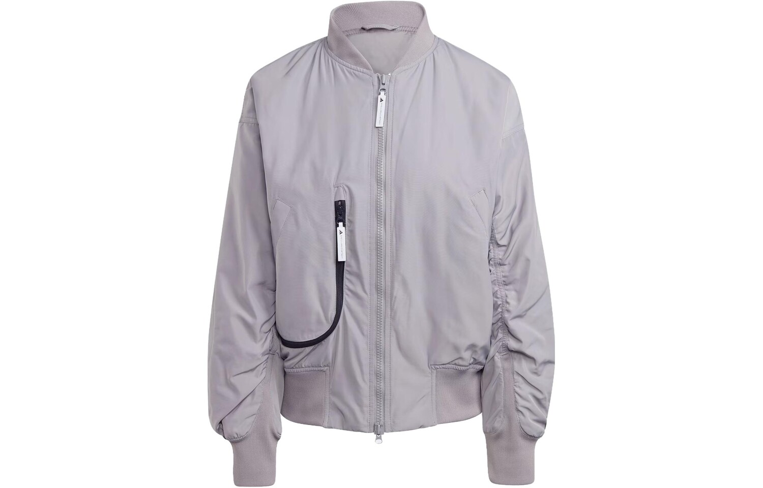 Стелла Маккартни Куртка-бомбер с высокой застежкой-молнией Adidas
Стелла Маккартни Куртка-бомбер с высокой застежкой-молнией Adidas