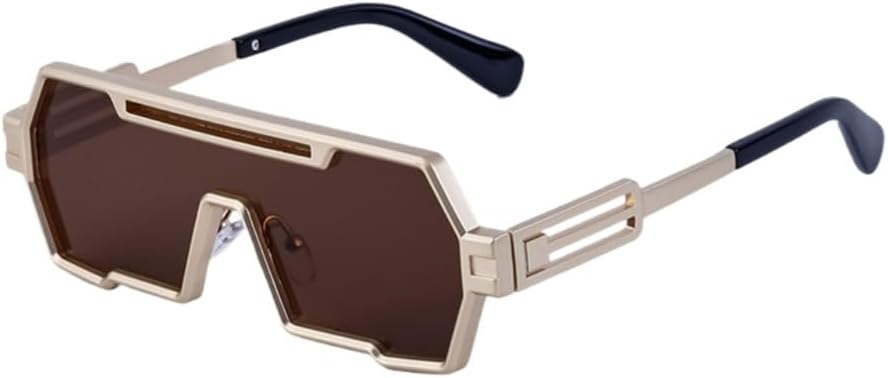 Мужские солнцезащитные очки в стиле стимпанк, модные квадратные солнцезащитные очки из металла, цельные солнцезащитные очки в стиле панк, модные прямоугольные очки WNCKSQ, C4goldbrown
Мужские солнцезащитные очки в стиле стимпанк, модные квадратные солнцезащитные очки из металла, цельные солнцезащитные очки в стиле панк, модные прямоугольные очки WNCKSQ, C4goldbrown