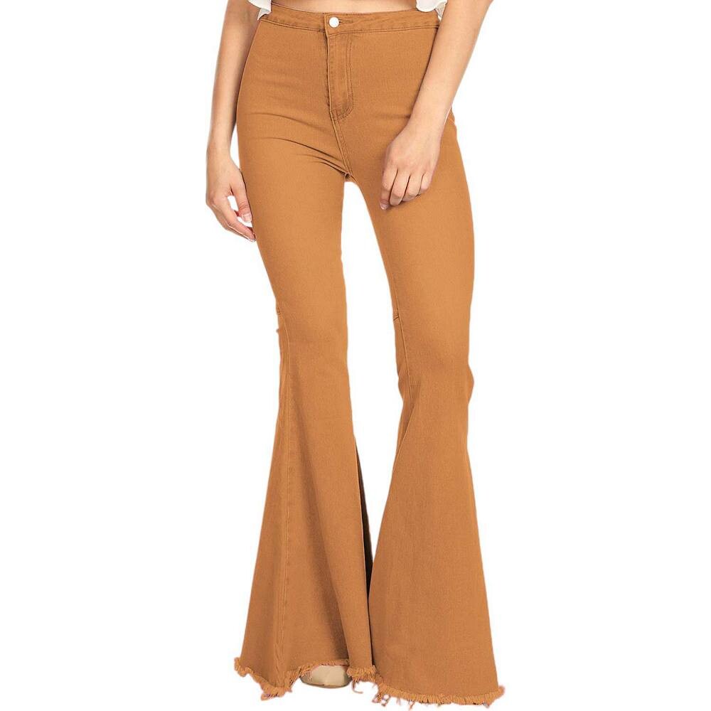 Женские джинсовые джинсы с расклешенным низом и высокой талией Anna-Kaci, коричневый
Женские джинсовые джинсы с расклешенным низом и высокой талией Anna-Kaci, коричневый