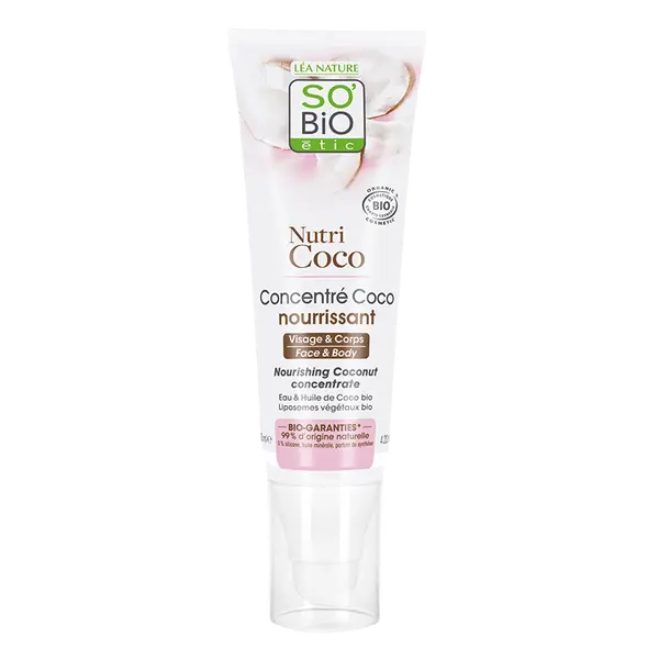 Питательный кокосовый концентрат для сухой кожи, 125 мл So'Bio Etic Nutri coco
Питательный кокосовый концентрат для сухой кожи, 125 мл So'Bio Etic Nutri coco