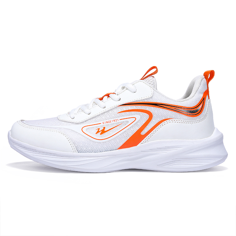 Binary Кроссовки для бега с низким верхом, амортизирующие, легкие, дышащие, нескользящие, мужские, белые, оранжевые 
Binary Кроссовки для бега с низким верхом, амортизирующие, легкие, дышащие, нескользящие, мужские, белые, оранжевые