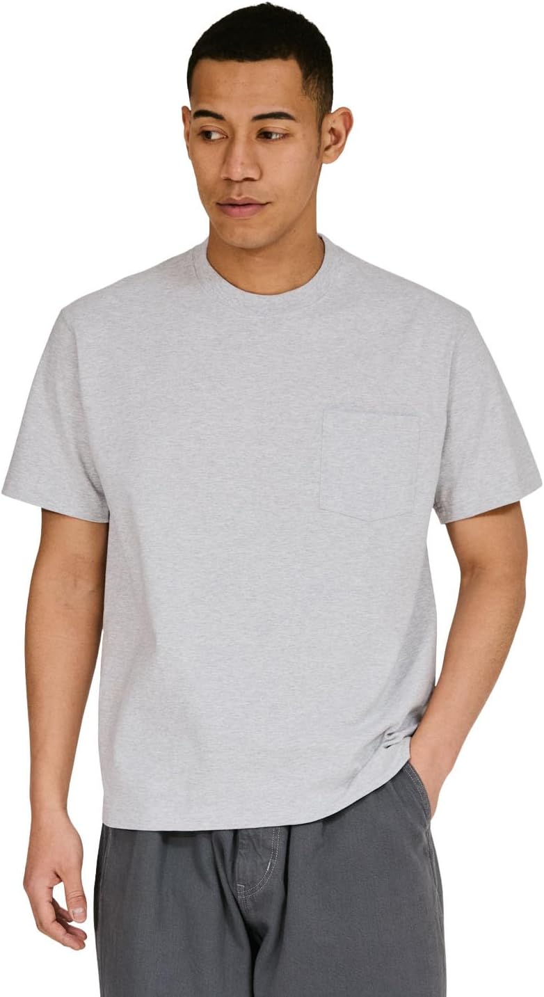 Футболка Hanes Beefy, короткие рукава, круглый вырез, 100% хлопок, бесшовный цельный крой, без этикетки, футболка с карманом Beefy, H5190, мужская, меланжевый серый
Футболка Hanes Beefy, короткие рукава, круглый вырез, 100% хлопок, бесшовный цельный крой, без этикетки, футболка с карманом Beefy, H5190, мужская, меланжевый серый