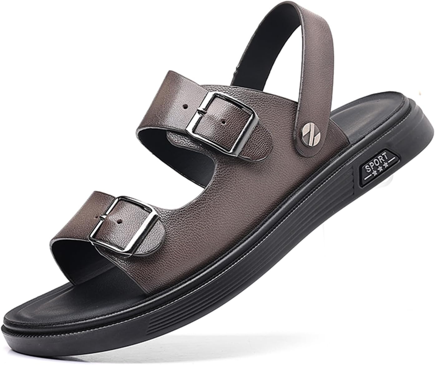 Мужские летние повседневные кожаные сандалии Abborora с открытым носком, удобные регулируемые пляжные туфли для рыбалки и прогулок на улице, 6
Мужские летние повседневные кожаные сандалии Abborora с открытым носком, удобные регулируемые пляжные туфли для рыбалки и прогулок на улице, 6