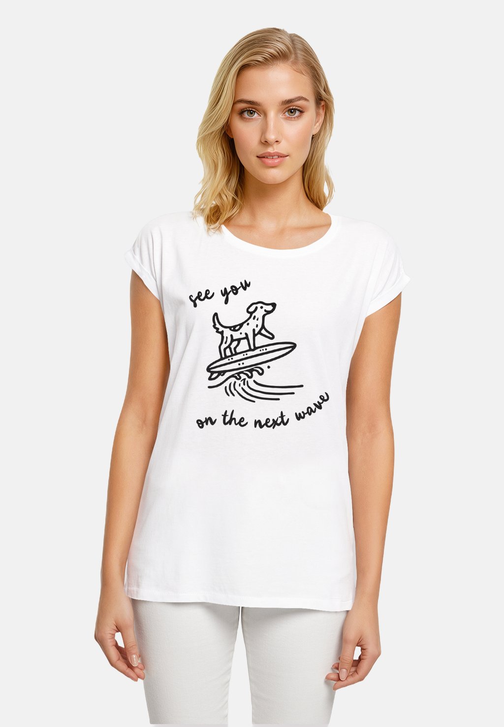 Футболка с принтом SEE YOU ON THE NEXT WAVE F4NT4STIC, белый
Футболка с принтом SEE YOU ON THE NEXT WAVE F4NT4STIC, белый