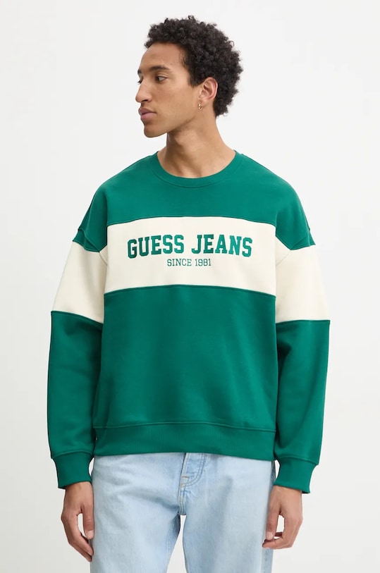 Толстовка Guess Jeans, зеленый
Толстовка Guess Jeans, зеленый