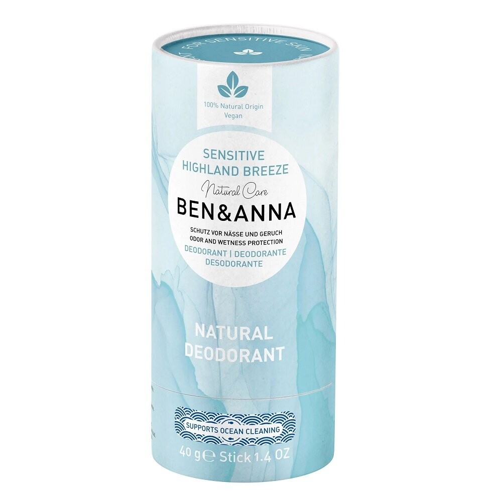 Ben&Anna,Natural Deodorant натуральный дезодорант без соды Sensitive Highland Breeze 40г
Ben&Anna,Natural Deodorant натуральный дезодорант без соды Sensitive Highland Breeze 40г