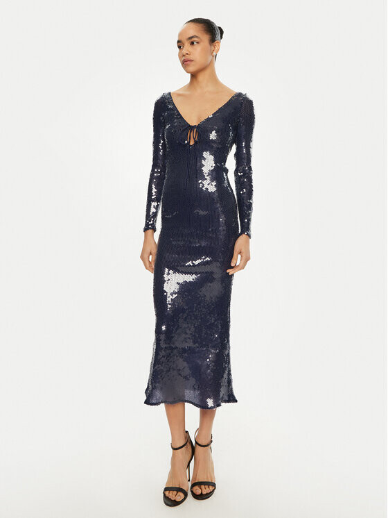 Коктейльное платье стандартного кроя Bardot, синий
Коктейльное платье стандартного кроя Bardot, синий