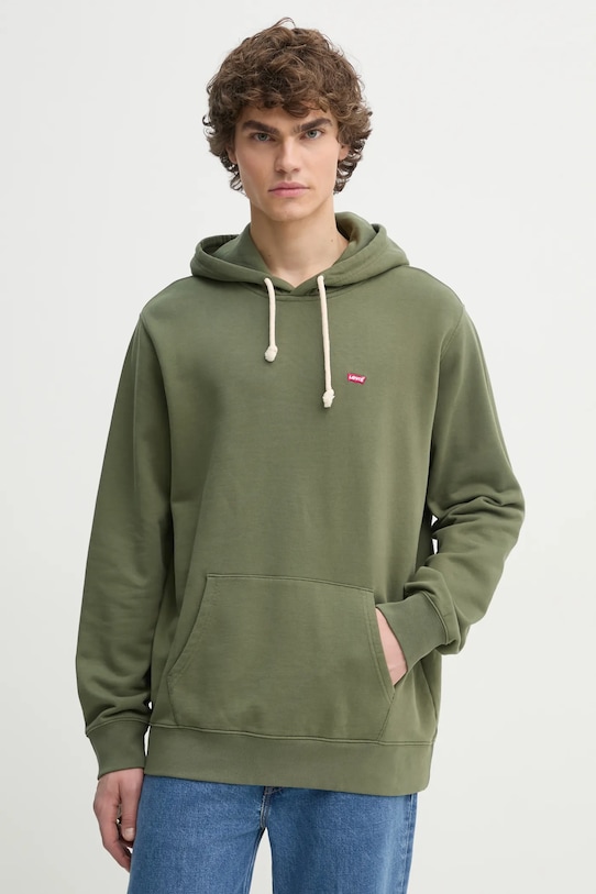 Хлопковая толстовка Levi'S, зеленый
Хлопковая толстовка Levi'S, зеленый