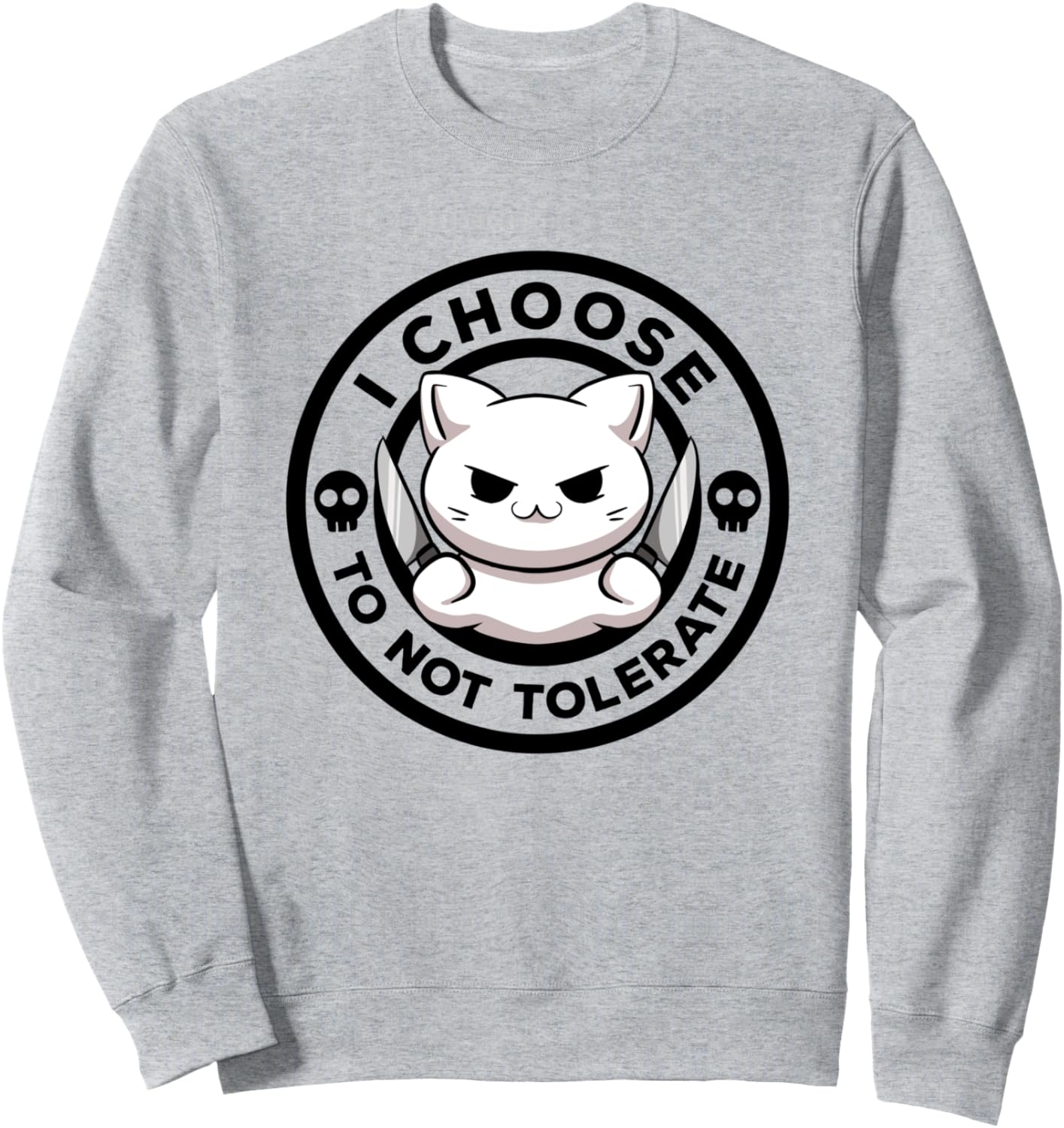 Я предпочитаю не терпеть кошачью иронию и сарказм. Забавная толстовка с котом Choose To Not Tolerate Anime Cat Sarcastic Kitty, серый
Я предпочитаю не терпеть кошачью иронию и сарказм. Забавная толстовка с котом Choose To Not Tolerate Anime Cat Sarcastic Kitty, серый