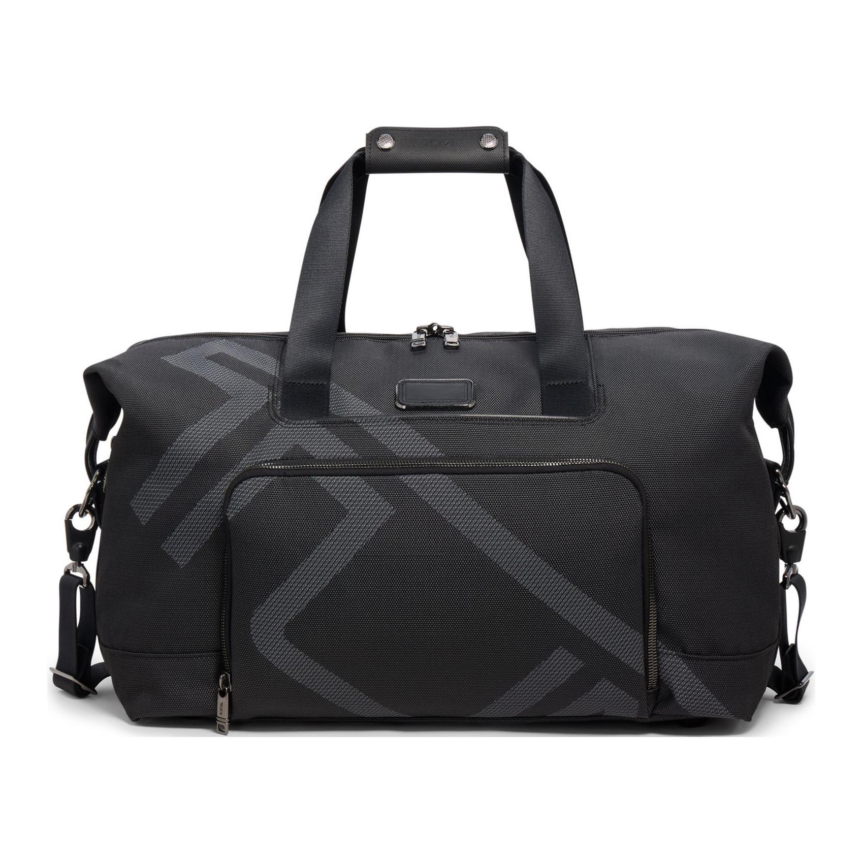 TUMI Тканевая дорожная сумка унисекс черно-серая
TUMI Тканевая дорожная сумка унисекс черно-серая