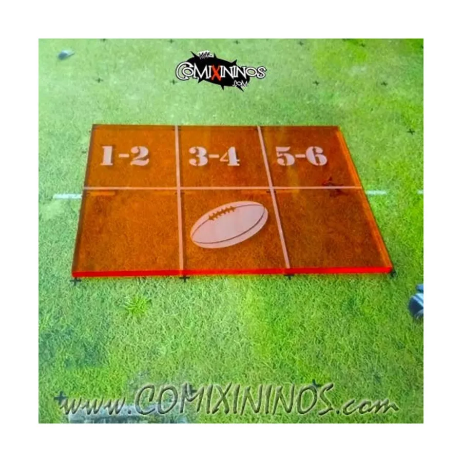 Вставной шаблон, 29 мм, прозрачный оранжевый, Fantasy Football Miniatures - Range Rulers and Templates (34mm)
Вставной шаблон, 29 мм, прозрачный оранжевый, Fantasy Football Miniatures - Range Rulers and Templates (34mm)