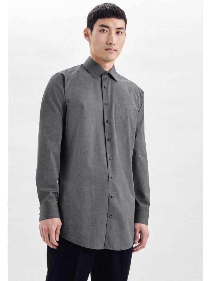 Рубашка Seidensticker, серый
Рубашка Seidensticker, серый