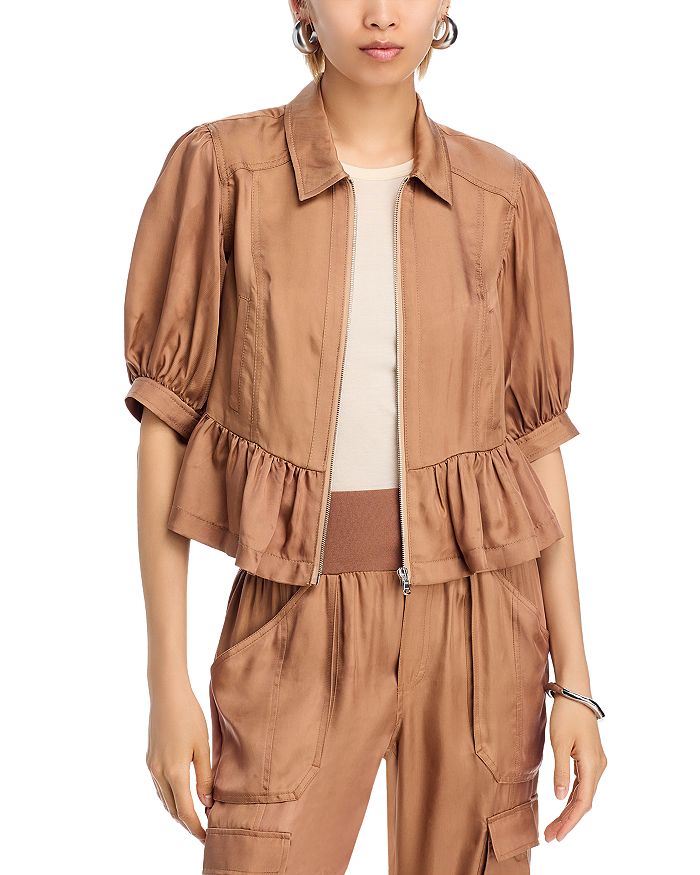 Жакет с пеплумом Daphne Cinq à Sept, коричневый
Жакет с пеплумом Daphne Cinq à Sept, коричневый