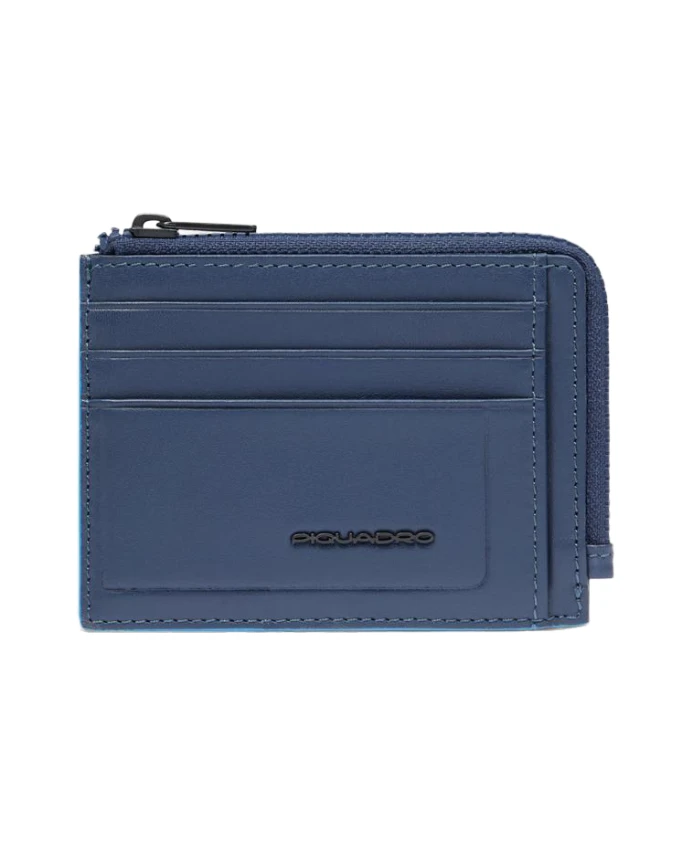 Кожаный кошелек для монет с отделением для документов, слотами для кредитных карт, с защитой от RFID-сканирования. Piquadro, синий
Кожаный кошелек для монет с отделением для документов, слотами для кредитных карт, с защитой от RFID-сканирования. Piquadro, синий