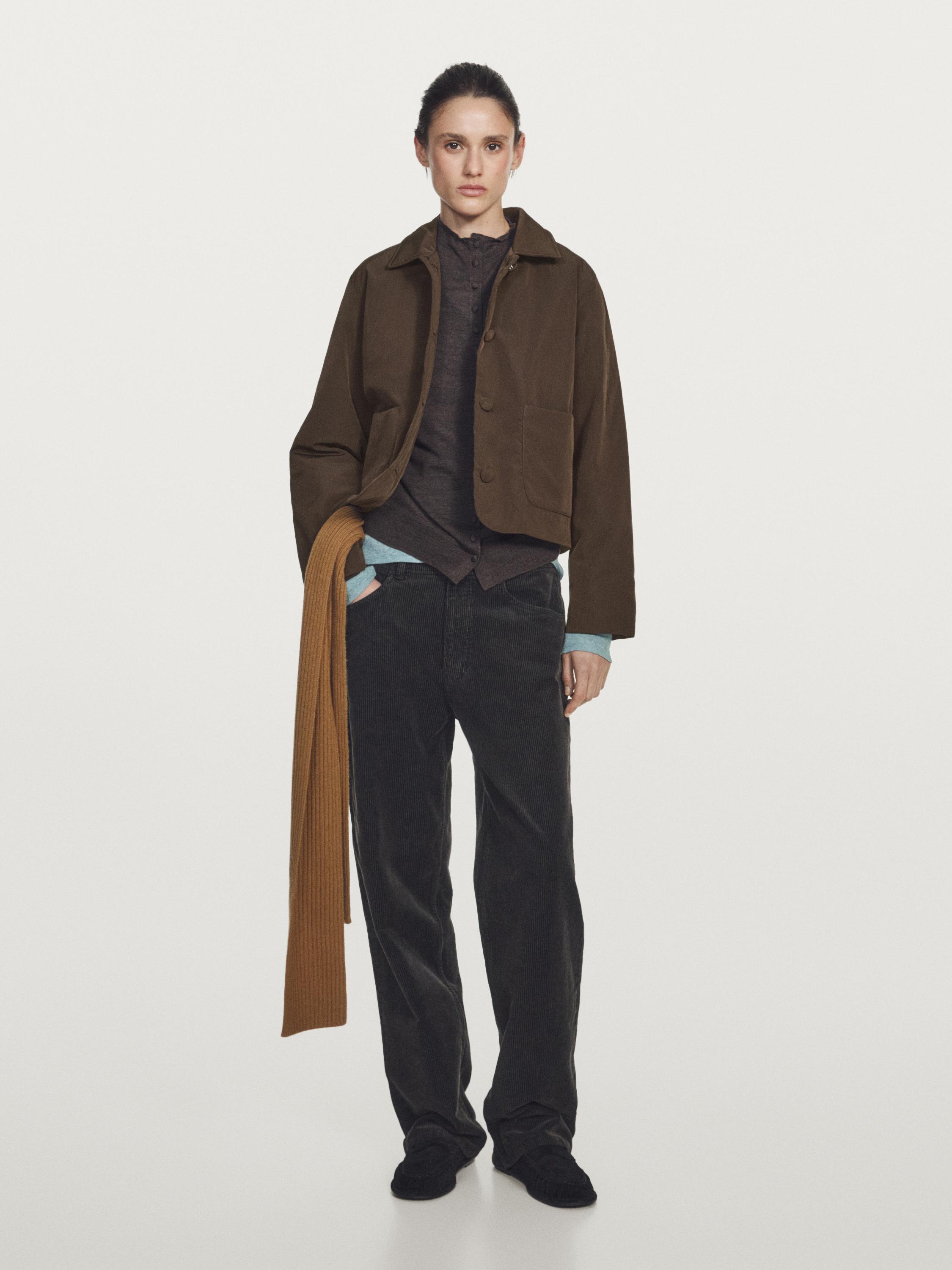 Короткая водоотталкивающая куртка-пуховик Massimo Dutti, коричневый
Короткая водоотталкивающая куртка-пуховик Massimo Dutti, коричневый