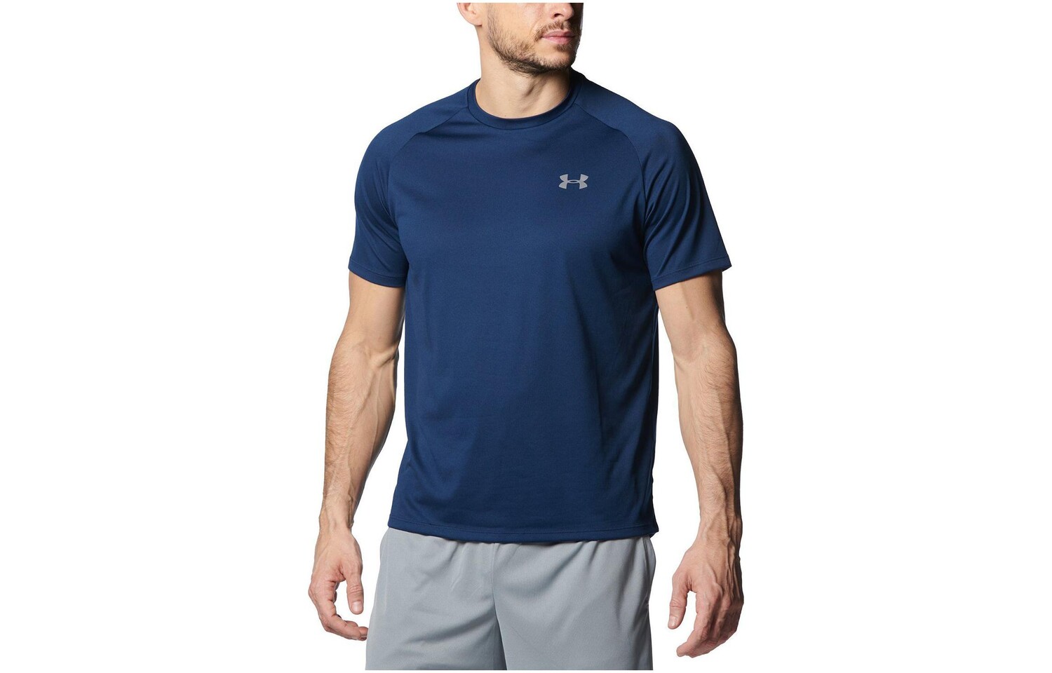 Футболка мужская студенческая синяя Under Armour, синий
Футболка мужская студенческая синяя Under Armour, синий