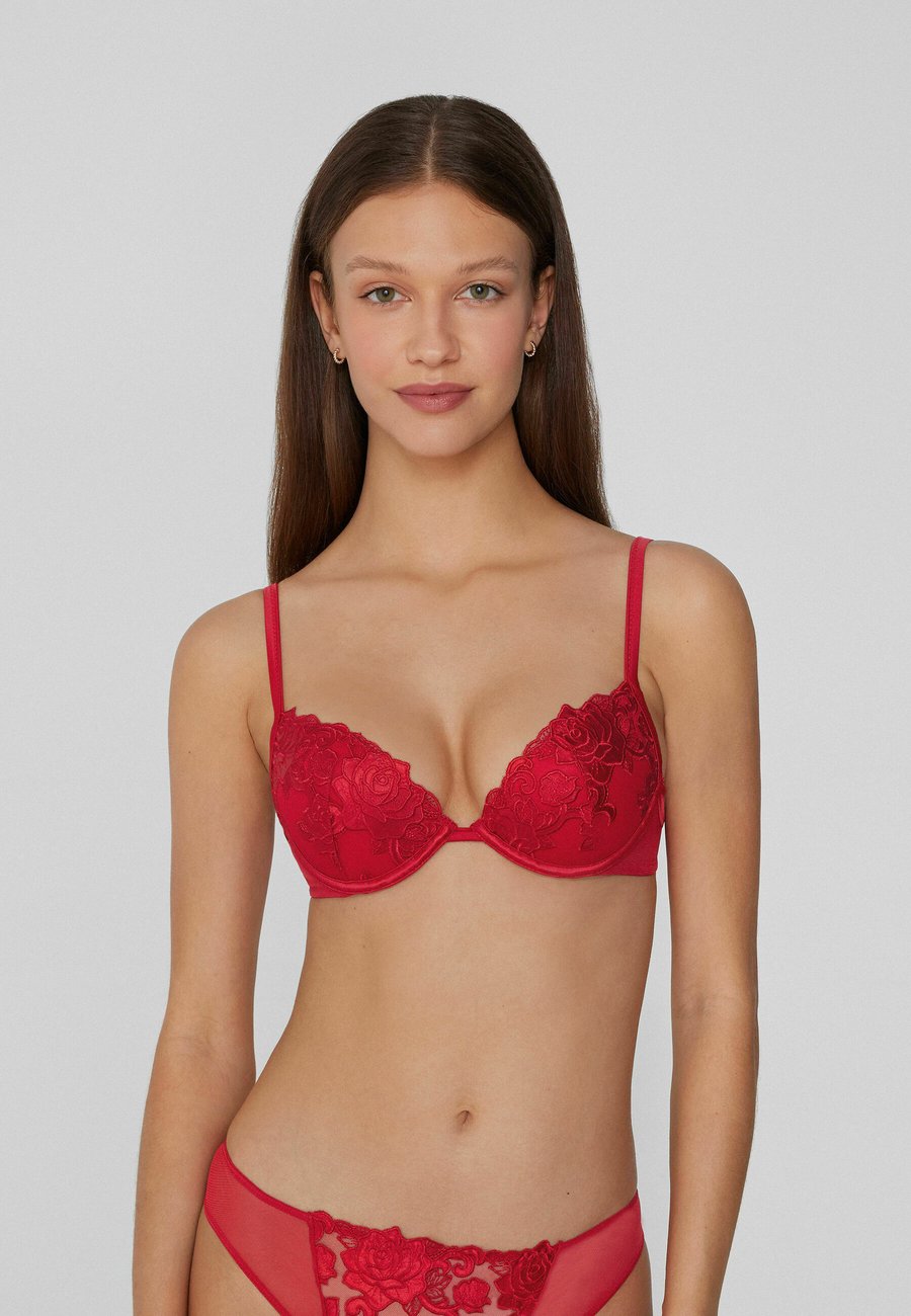 Бюстгальтер Tezenis Push-up bra, Red/Mottled Red
Бюстгальтер Tezenis Push-up bra, Red/Mottled Red