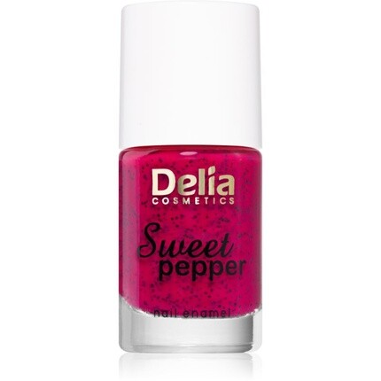 Лак для ногтей Delia Cosmetics Sweet Pepper Black Particles — 05 Малиновый, 11 мл
Лак для ногтей Delia Cosmetics Sweet Pepper Black Particles — 05 Малиновый, 11 мл