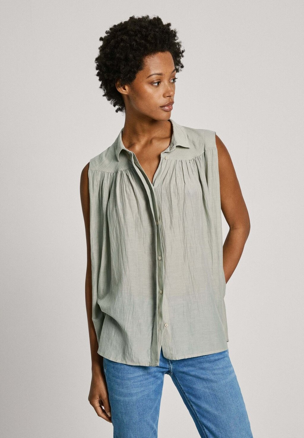 Рубашка-блузка MINA Pepe Jeans, цвет Washed Green
Рубашка-блузка MINA Pepe Jeans, цвет Washed Green