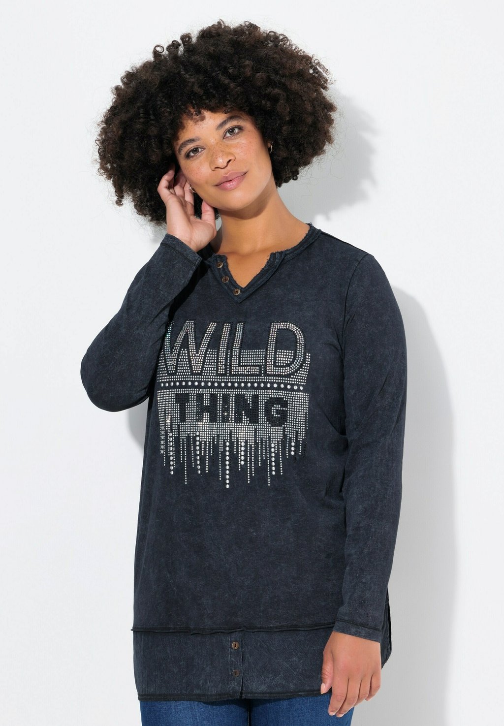 Топ с длинными рукавами COMFORT FIT WILD THING PRINT LANGARM Angel of Style, серый
Топ с длинными рукавами COMFORT FIT WILD THING PRINT LANGARM Angel of Style, серый