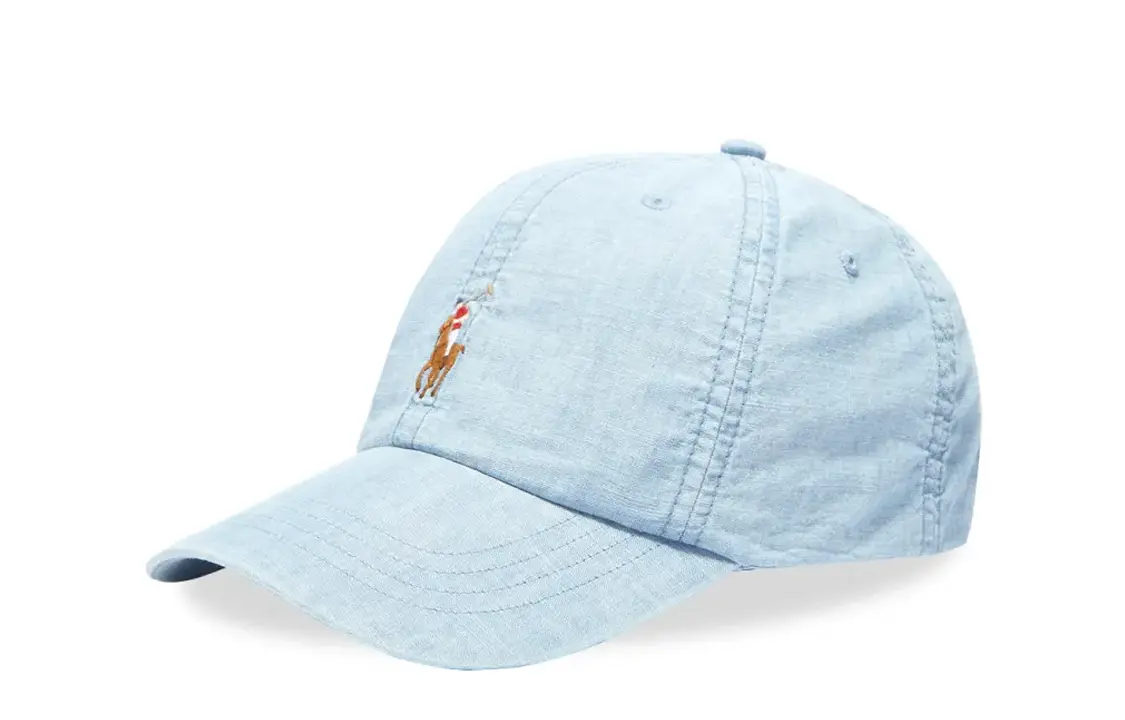Хлопковая бейсболка мужская светло-голубая Polo Ralph Lauren
Хлопковая бейсболка мужская светло-голубая Polo Ralph Lauren