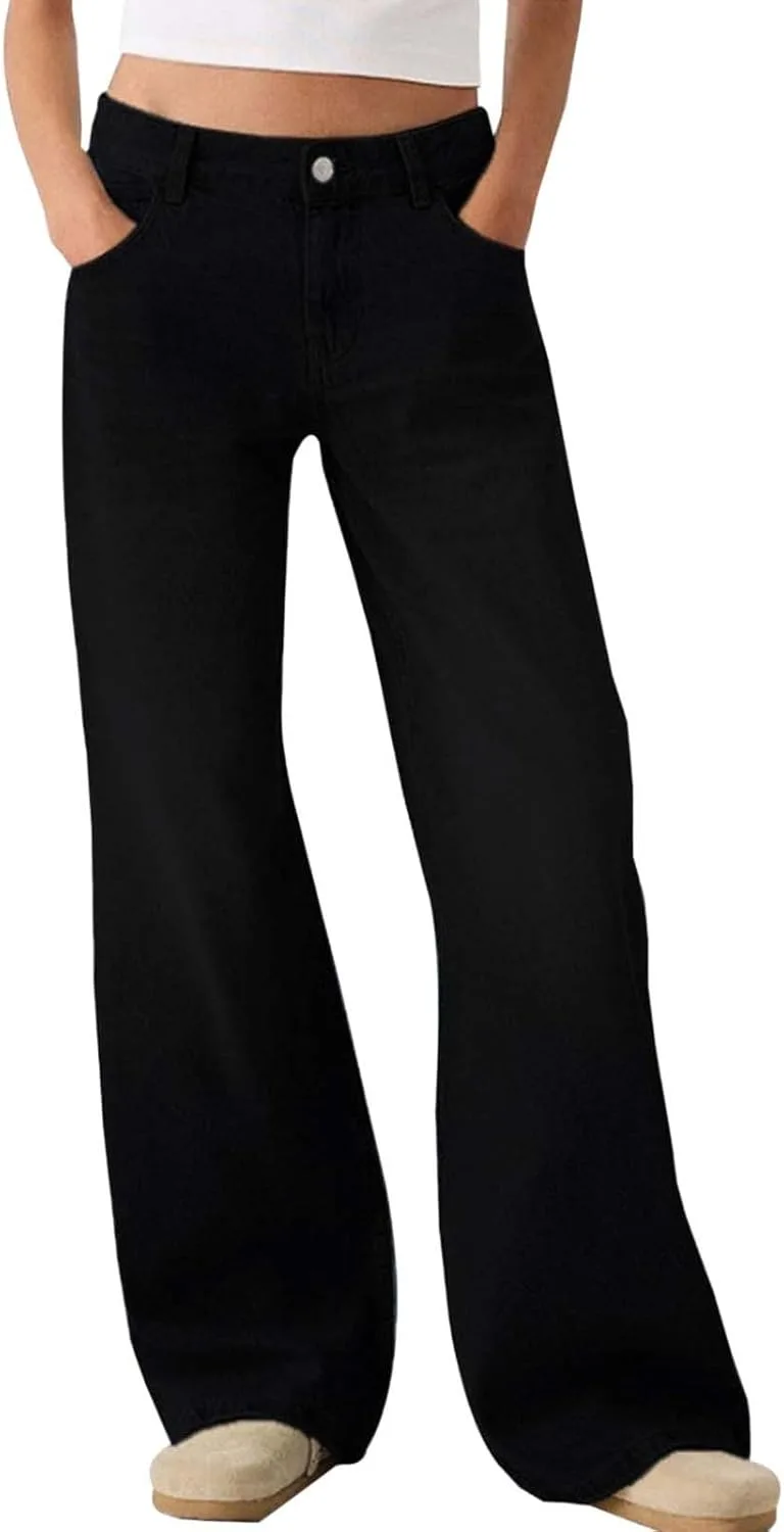 Багги джинсы Women Y2k Mid Rise Wide Leg TianGiKi
Багги джинсы Women Y2k Mid Rise Wide Leg TianGiKi