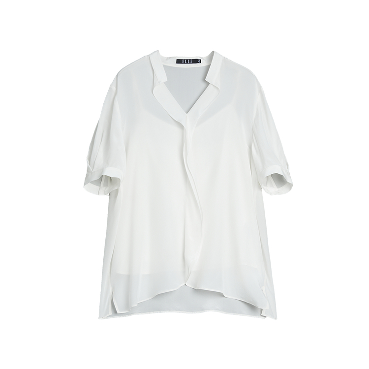 ELLE Рубашка женская Ecru V-образный вырез Moderate
ELLE Рубашка женская Ecru V-образный вырез Moderate