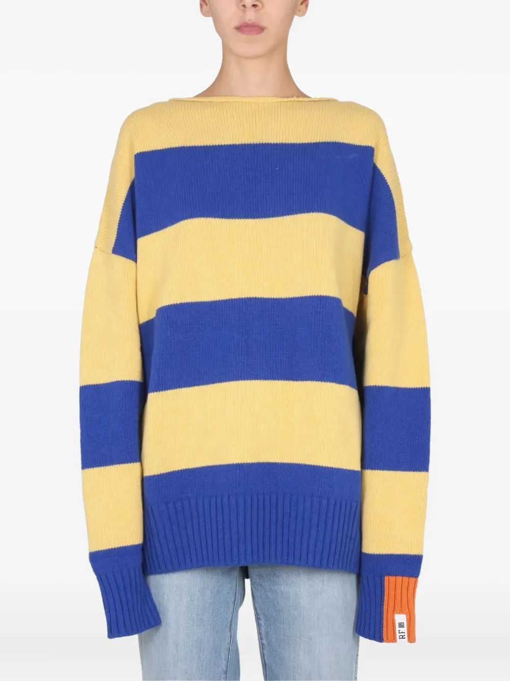 Полосатый свитер Right For, желтый
Полосатый свитер Right For, желтый