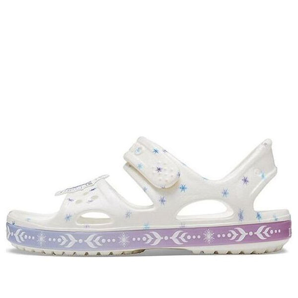 Сандалии funny frozen white sandals Crocs, белый 
Сандалии funny frozen white sandals Crocs, белый