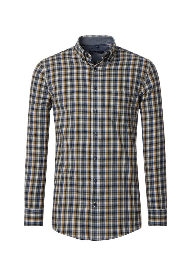 Рубашка свободного кроя в клетку Casamoda, синий
Рубашка свободного кроя в клетку Casamoda, синий