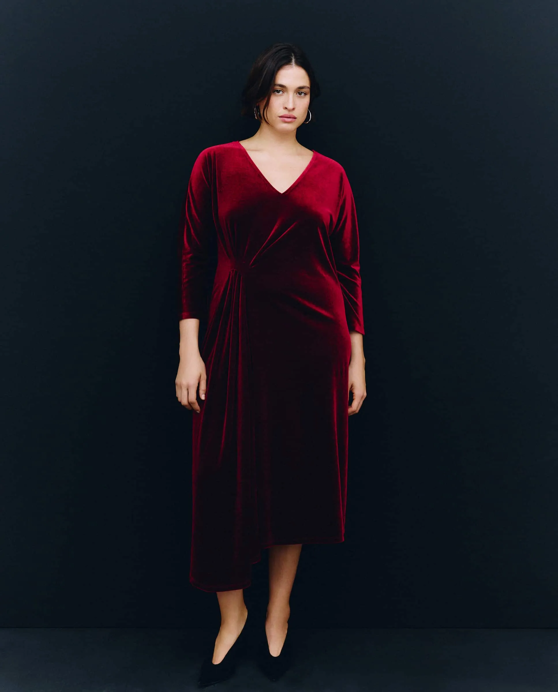 Женское однотонное миди-платье Couchel, красный
Женское однотонное миди-платье Couchel, красный