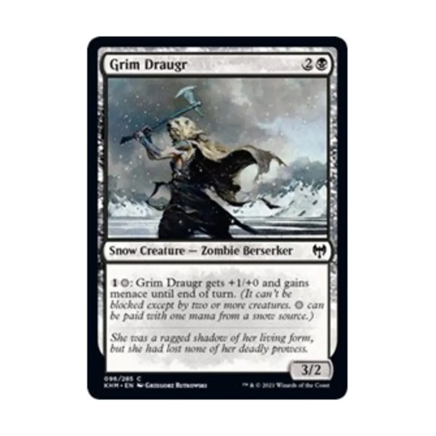CCG Грим Драугр (К), MTG - Kaldheim
CCG Грим Драугр (К), MTG - Kaldheim