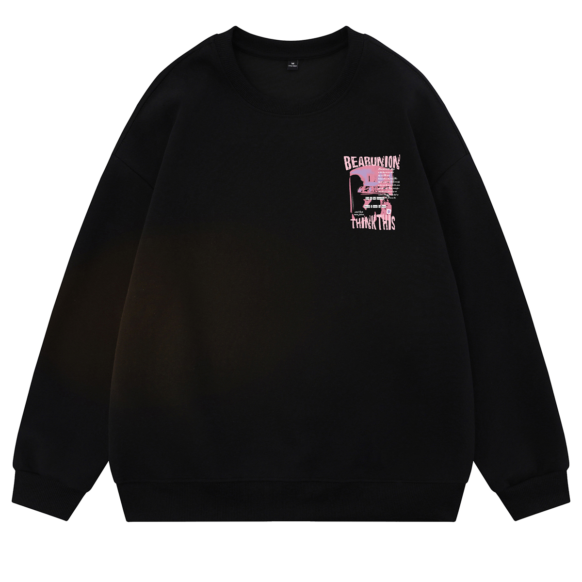 Свитшот Unisex BEAR UNION, черный 
Свитшот Unisex BEAR UNION, черный