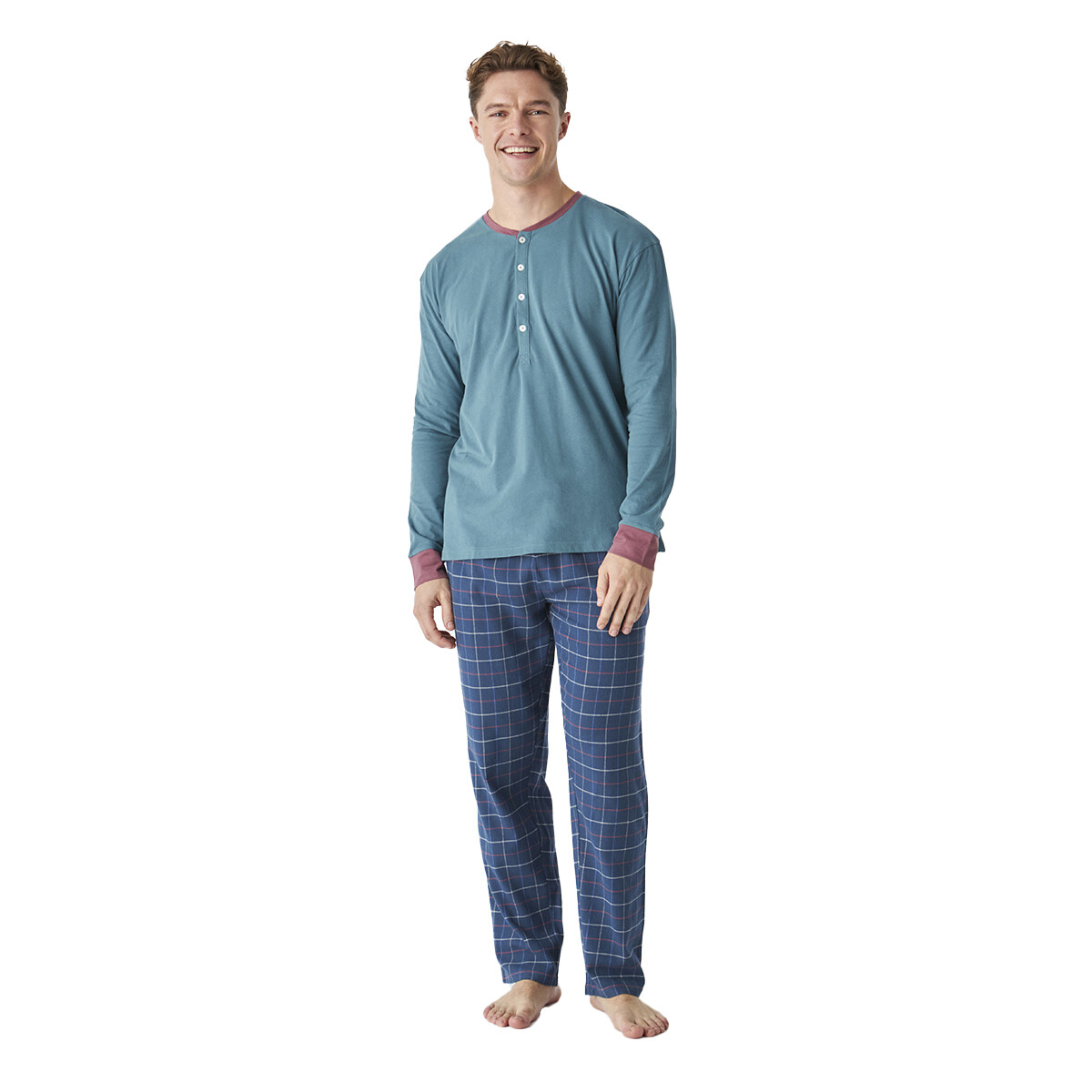 Хлопковая пижама с длинными рукавами и круглым вырезом для jjb12 J J Brothers, зеленый
Хлопковая пижама с длинными рукавами и круглым вырезом для jjb12 J J Brothers, зеленый