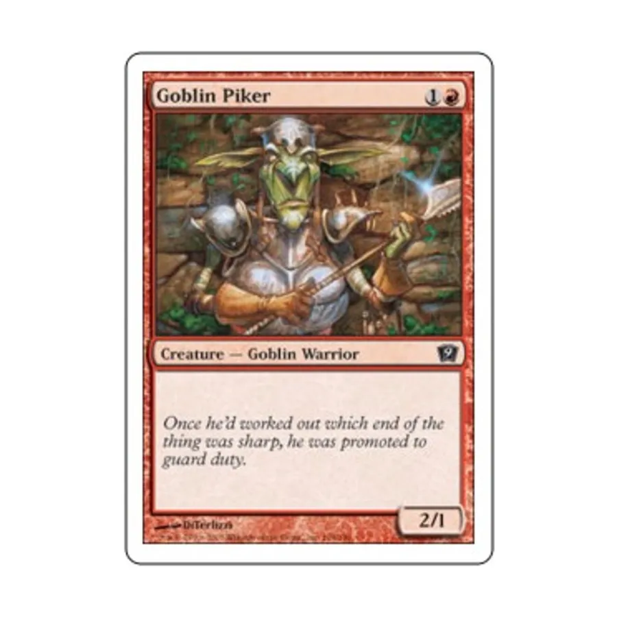 CCG Гоблин Пикер (К), MTG - 9th Edition
CCG Гоблин Пикер (К), MTG - 9th Edition