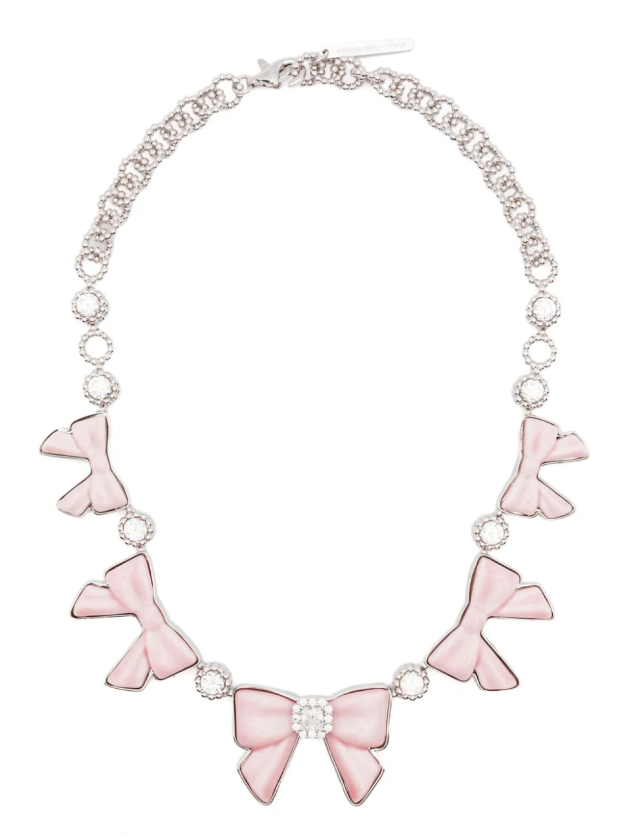 Ожерелье SHUSHU/TONG x Yvmin с бантом, серебряный
Ожерелье SHUSHU/TONG x Yvmin с бантом, серебряный