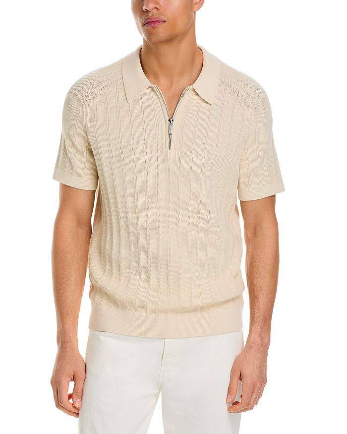 Текстурированная поло с молнией Michael Kors, слоновая кость/кремовый
Текстурированная поло с молнией Michael Kors, слоновая кость/кремовый