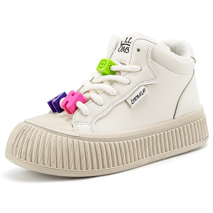 Кеды, скейтборд обувь женская высокая Oms, цвет Ivory White
Кеды, скейтборд обувь женская высокая Oms, цвет Ivory White