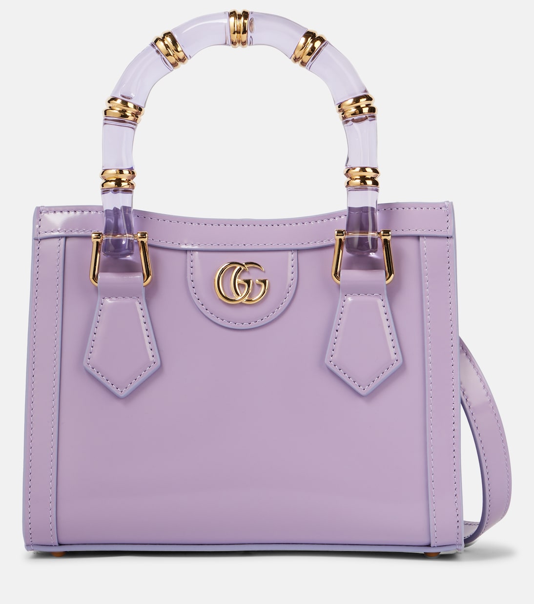 Сумка-тоут Diana Mini из кожи Gucci, Roger Glicine
Сумка-тоут Diana Mini из кожи Gucci, Roger Glicine