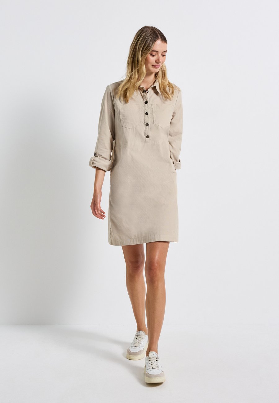 Платье Street One Shirt dress, Beige
Платье Street One Shirt dress, Beige