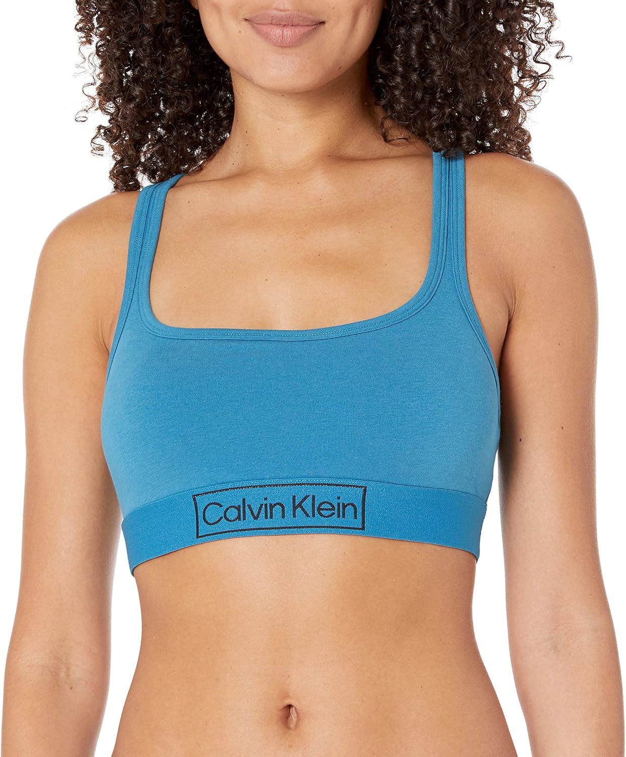 Calvin Klein Womens Reimagined Heritage Unlined Bralette, Tapestry Teal
Calvin Klein Womens Reimagined Heritage Unlined Bralette, Tapestry Teal