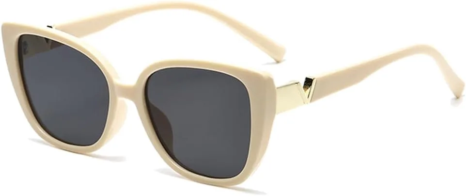 Очки «кошачий глаз» разрешены как для мужчин, так и для женщин. Высококачественные солнцезащитные очки с V-образными зеркальными дужками MTZJH, Beige Black
Очки «кошачий глаз» разрешены как для мужчин, так и для женщин. Высококачественные солнцезащитные очки с V-образными зеркальными дужками MTZJH, Beige Black