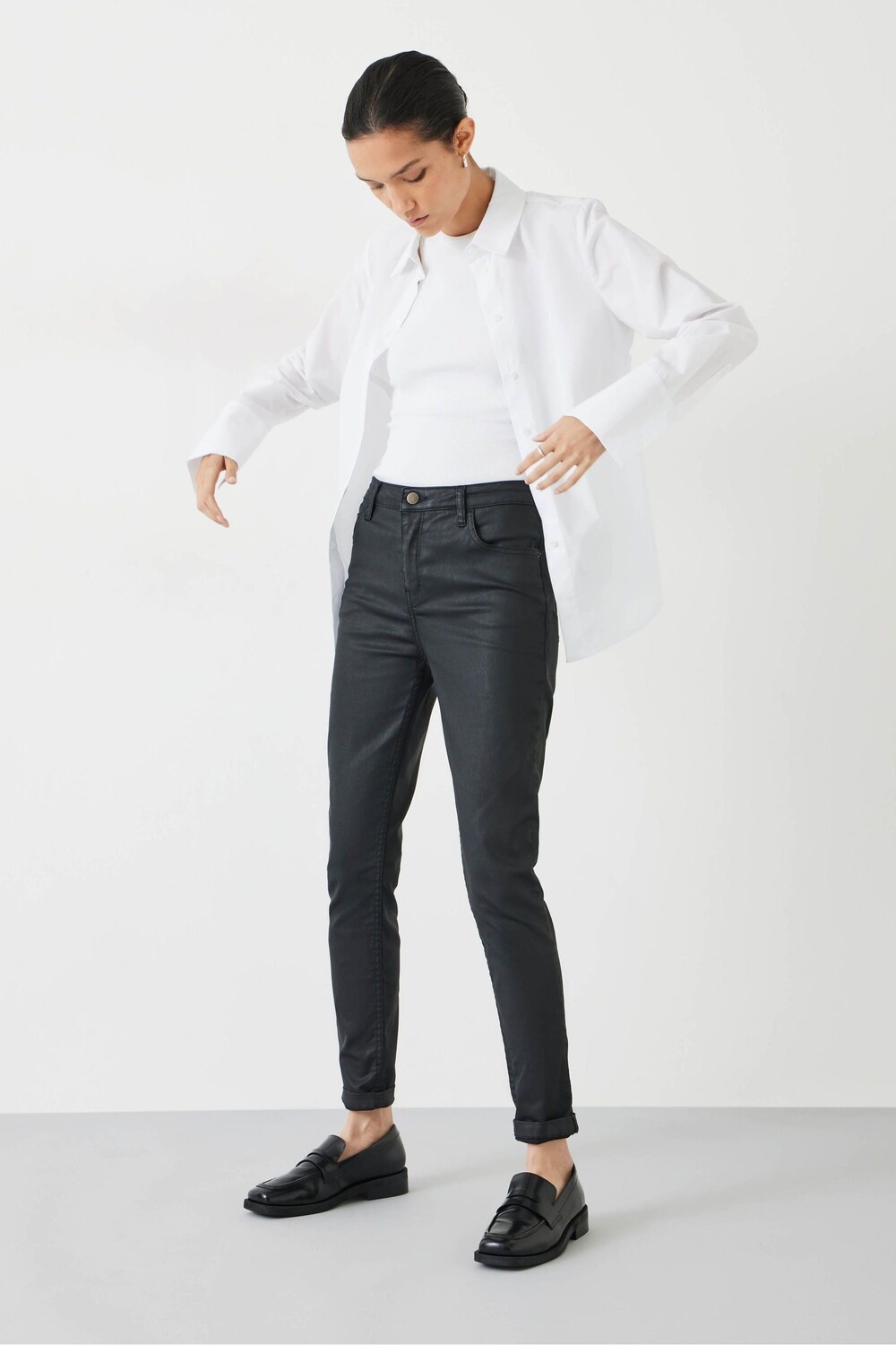 Джинсы с покрытием Hush, черный
Джинсы с покрытием Hush, черный