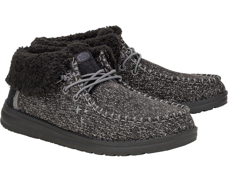 Ботинки Hey Dude Wendy Fold Brushed Cozy, черный
Ботинки Hey Dude Wendy Fold Brushed Cozy, черный