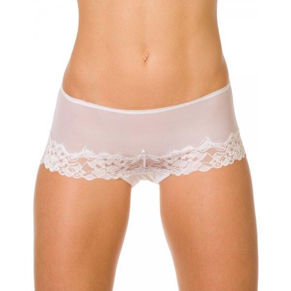 Комплект из трех кружевных боксеров из прозрачной сетки Camille, белый
Комплект из трех кружевных боксеров из прозрачной сетки Camille, белый