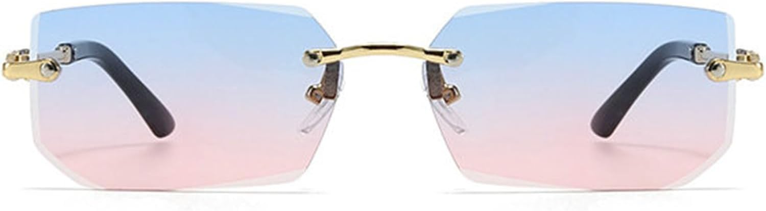 Солнцезащитные очки без оправы, металлические, прямоугольные, для женщин и мужчин, в винтажном панк-стиле, роскошные, для активного отдыха и вождения, черные, с защитой от УФ-излучения UV400 helena, C12
Солнцезащитные очки без оправы, металлические, прямоугольные, для женщин и мужчин, в винтажном панк-стиле, роскошные, для активного отдыха и вождения, черные, с защитой от УФ-излучения UV400 helena, C12