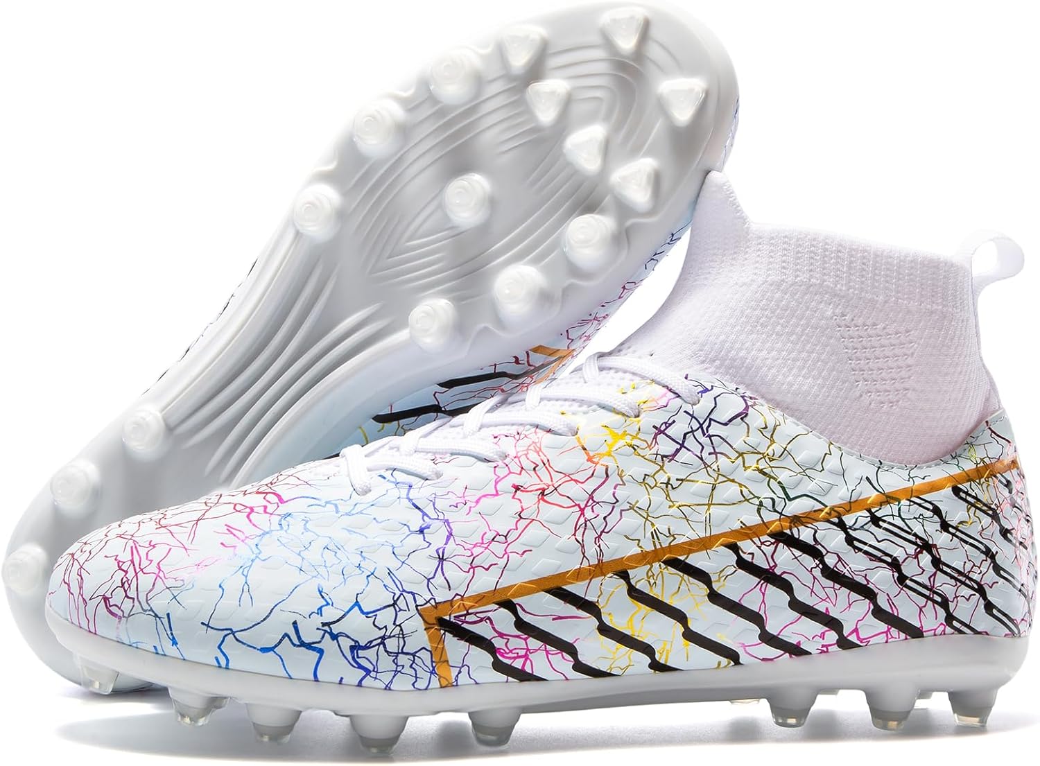 Футбольные бутсы унисекс для мужчин, легкие, без шнуровки, подходят для разных типов покрытий, с поддержкой лодыжки, для начинающих и опытных игроков Lsidoryc, белый/черный
Футбольные бутсы унисекс для мужчин, легкие, без шнуровки, подходят для разных типов покрытий, с поддержкой лодыжки, для начинающих и опытных игроков Lsidoryc, белый/черный