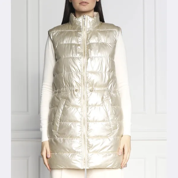 Двусторонний жилет стандартного кроя. Liu Jo, золотой
Двусторонний жилет стандартного кроя. Liu Jo, золотой