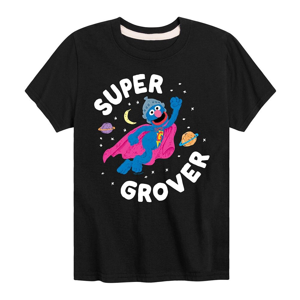 Футболка с рисунком Super Grover для мальчиков 8–20 лет «Улица Сезам» Licensed Character, черный
Футболка с рисунком Super Grover для мальчиков 8–20 лет «Улица Сезам» Licensed Character, черный